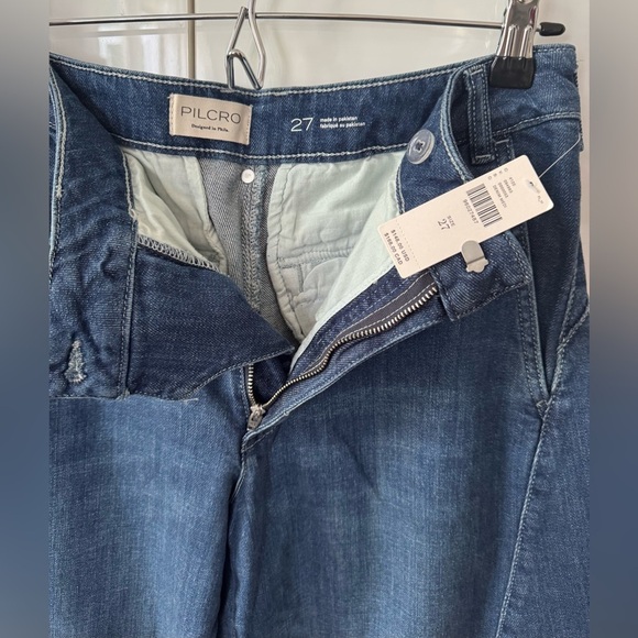 NWT Size 27 - Pilcro Full Curve High-Rise Wide-Leg Jeans - Picture 10 of 16